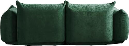 Modern Love Seat Couch, Chenille Couch with Thick Cushion, Plush Sofas for Small Spaces