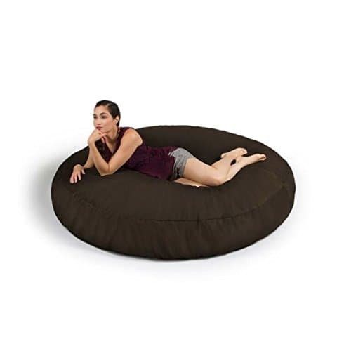 Jaxx 6 Foot Cocoon Bean Bag Bed & Chair, Charcoal