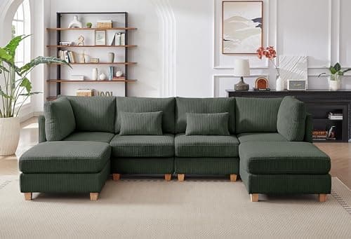 Modern L-Shaped Sectional Sofa Set for Living Room