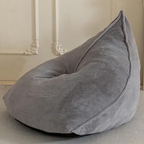BYBYME Sherpa-Lined Giant Bean Bag Chairs for Adults & Teenagers