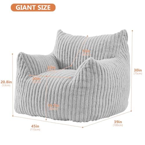 Comfy Giant Bean Bag Chairs for Adults and Teens

Cozy Giant Bean Bag Chairs for Adolescents and Grownups.