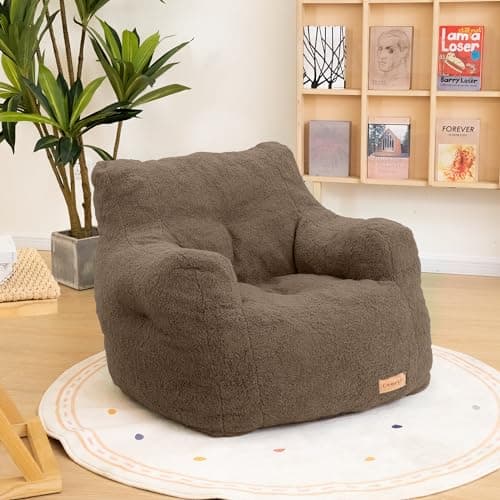 Memory Foam Bean Bag Sofa in Pink