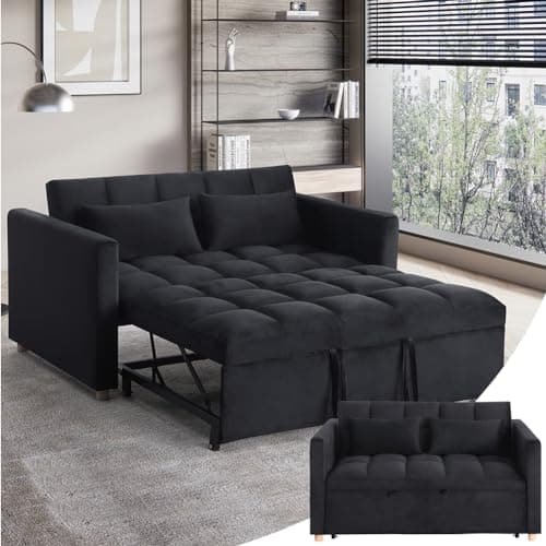 Convertible Loveseat Sleeper Sofa with Adjustable Backrest